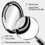 Bauhaus Bauhaus - Miroir décoratif ovale abstrait en métal noir et blanc III-1026142736
