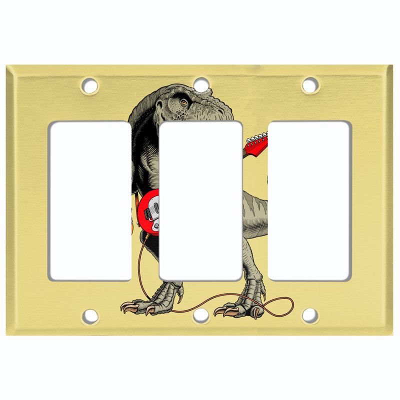 Plaque murale 3 lumières Dinosaur T-Rex