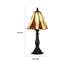 Lampe de table en métal Rienk