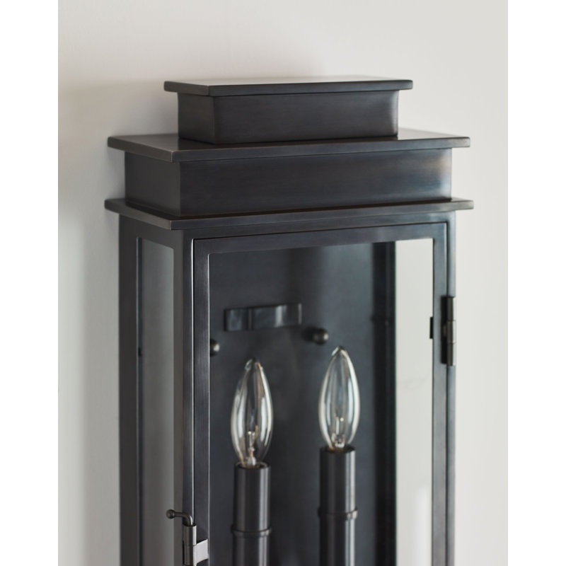 Chapman & Myers Linear Lantern Tall, Bronze