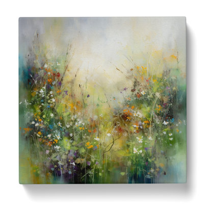 Meadow Abstract No.2 - Wrapped Canvas