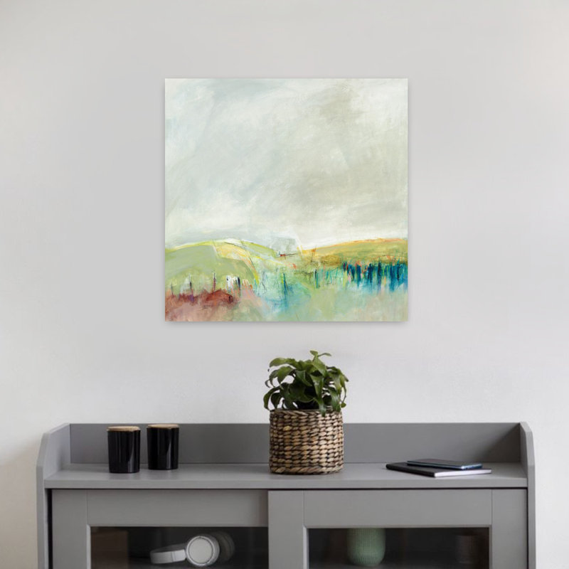«Marking Out The Morning», art contemporain abstrait, H 18 po x l 18 po