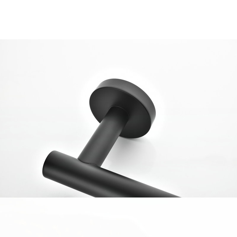 Porte-serviettes, Noir mat