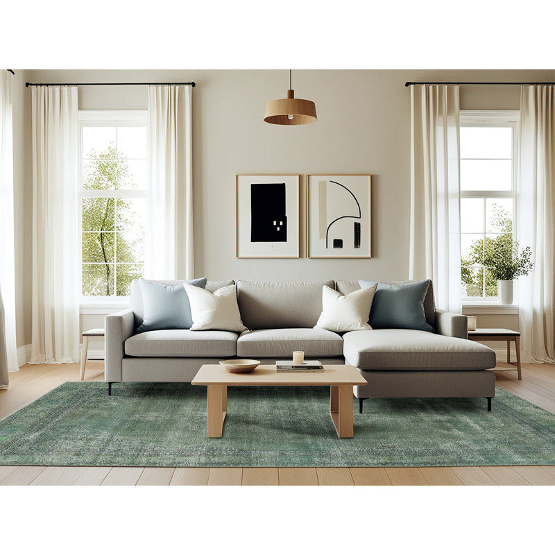 Ciann Oriental Indoor Rug, Rectangle 6' x 9'