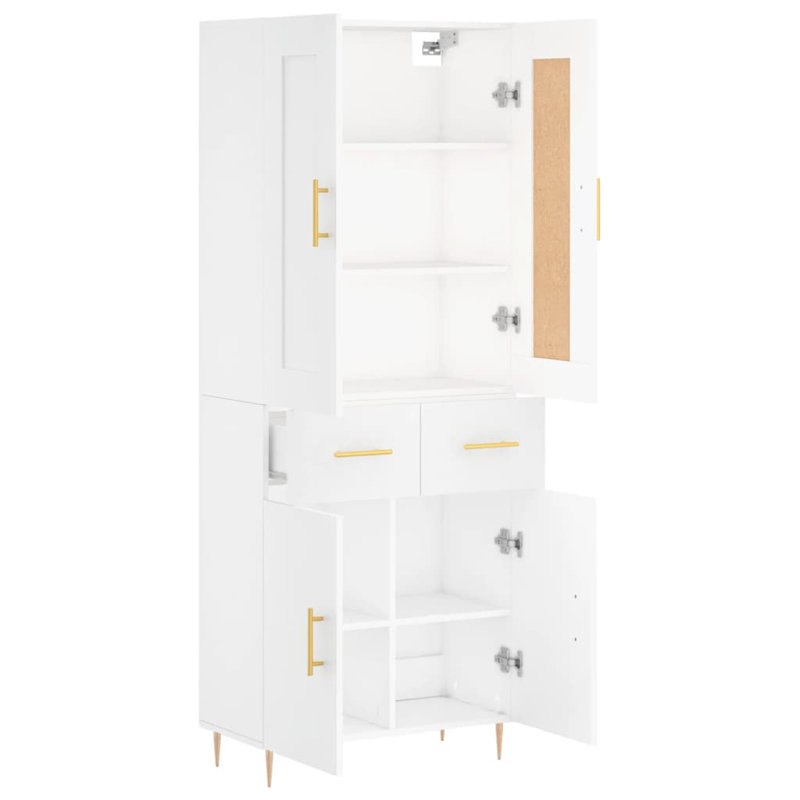Plagido 69.5cm Sideboard, White