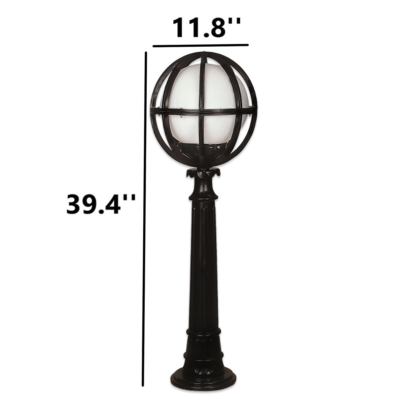 Lampe sur pied d'extérieur 40 po de hauteur