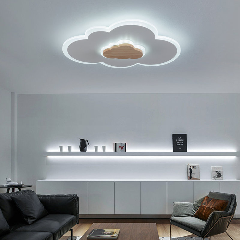 Kimihide Acrylic LED Flush Mount