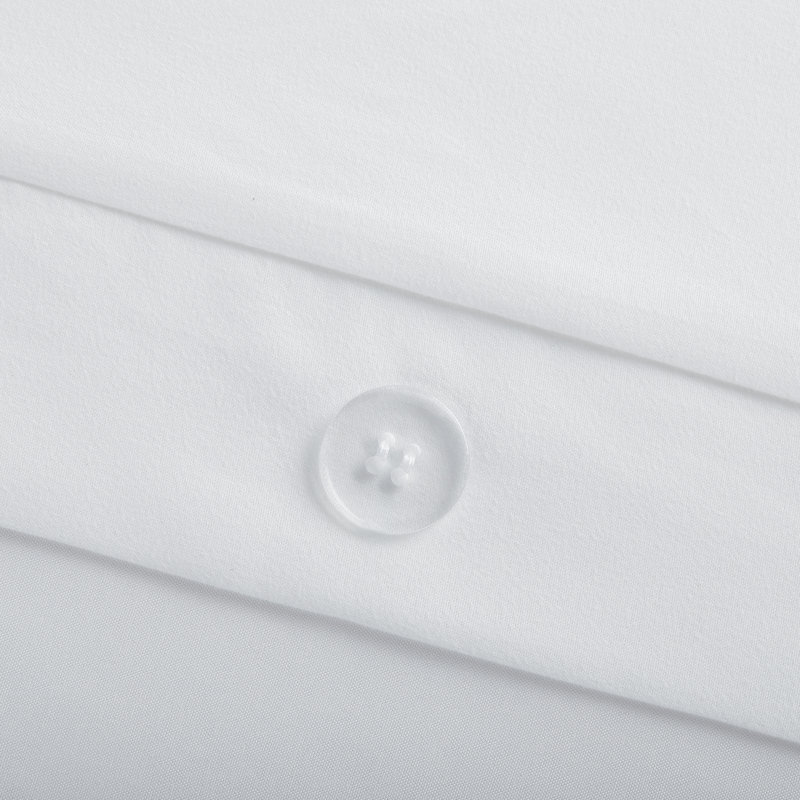 White Twin XL Fast Drying Polyester Bedspread Cover Set