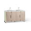 Base de meuble-lavabo double autoportant 59,88 po Craft Series Bergman-1014882646