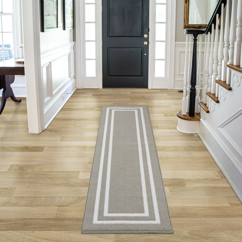 Tapis capitonné à 1 ligne Nautica, Tapis de couloir 2 pi 2 po x 6 pi