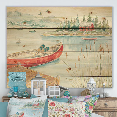 " Lake House Canoes I "