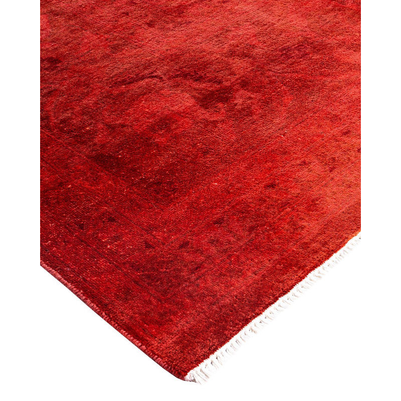 Overyed One-of-a-Kind Rectangle 9'2" X 11'10" Hand Knotted Area Rug