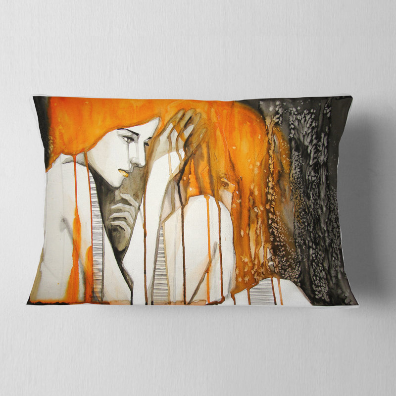 Coussin Portrait, Rectangulaire, 12 po x 20 po