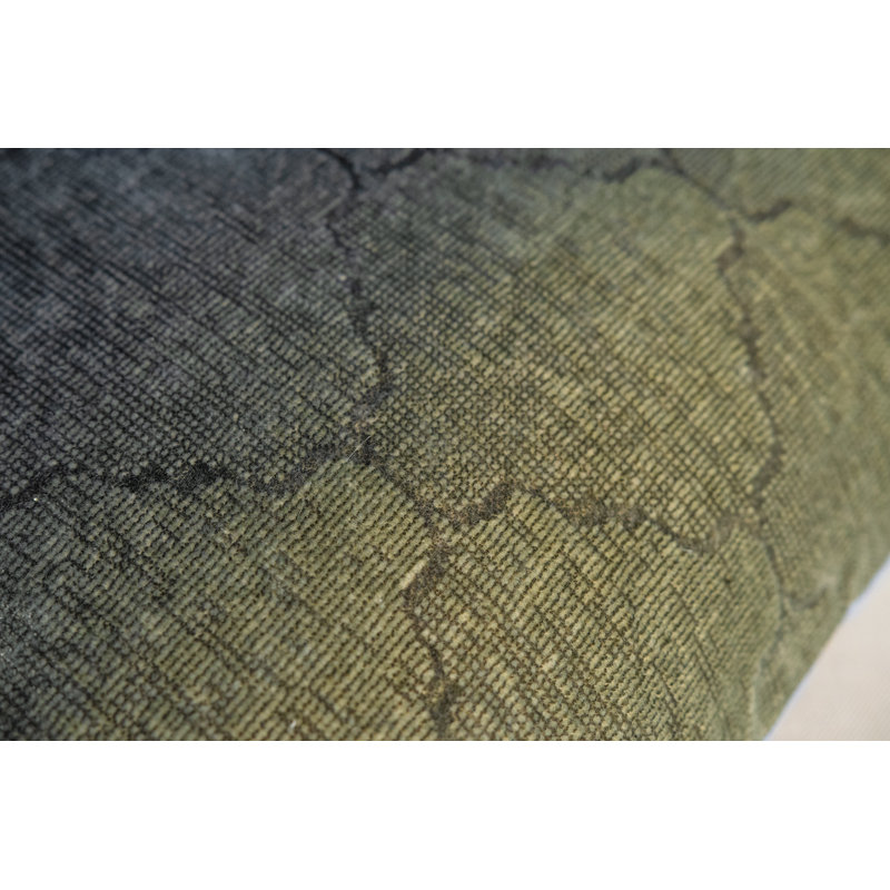 Medallion Square Woven Jacquard Pillow, Cactus, 26"H x 26"W