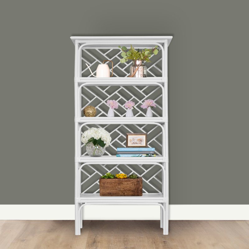 Chippendale Bookcase, Bright White