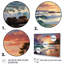 «Beach Sunset Beach I», reproduction sur toile 3 pièces-324368169-277858189