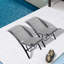 Ensemble de 2 chaises longues d'extérieur inclinables-1140515594