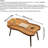 1pc, Cloud Tea Table, Living Room Side Table, Minimalist Balcony, Small Tea Table
