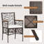 Chaise de patio avec coussins
