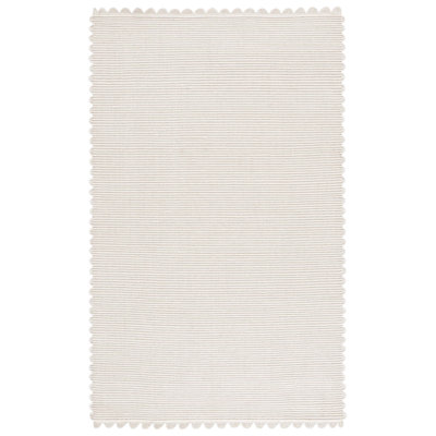 Wool and Cotton Hand Woven Area Rug