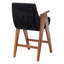 Tabouret de comptoir rembourré avec accoudoirs Kyajah-1931962083