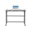 Petit bureau pliable pliable pour les petits espaces, bureau d'ordinateur d'écriture de 39,37 pouces, bureau à domicile bureau pliable pour chambre à coucher 100 * 50, noir