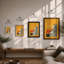 Industrial Sunrise Art Deco - Framed Print-1632275978-1632275979