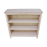 Bibliothèque standard en bois massif Derren