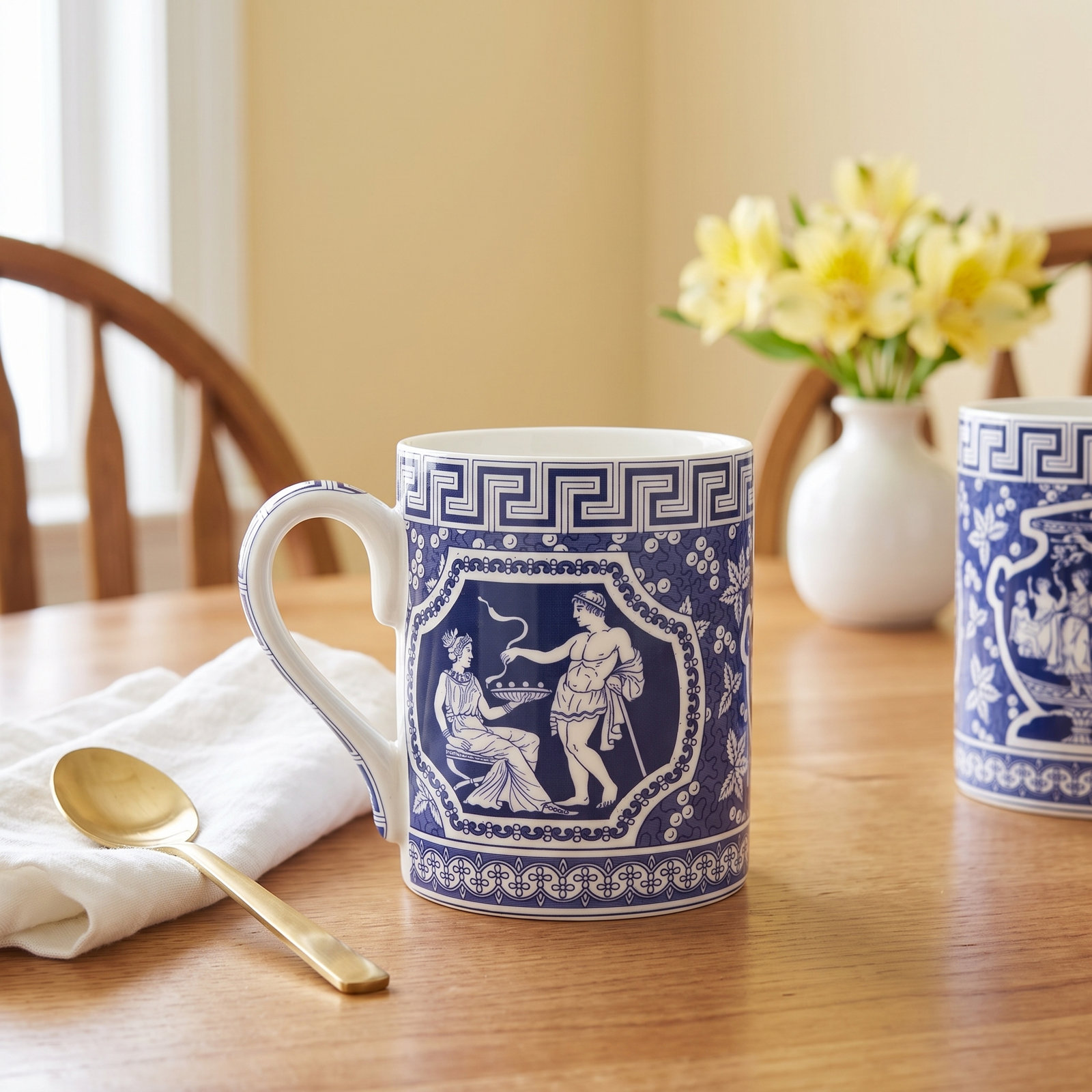 Blue Room Greek Coffee Mug