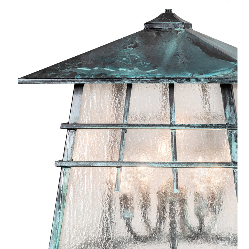 Rustic Lodge Seeded Lantern Head