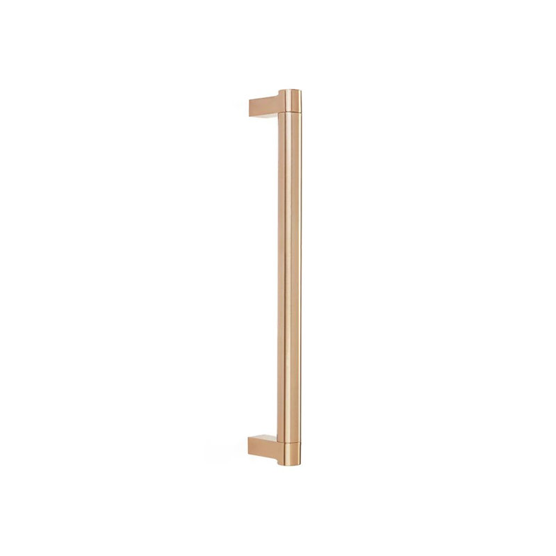 Emtek Select Appliance Pull Rectangular Stem & Smooth Bar, (GBTB), Satin Copper, 24"