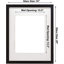 Cadres photo en panneau de fibres à densité moyenne noir mat, cadres photo 16 x 20 pouces avec verre PS incassable HD (plexiglas acrylique) et panneau de support sans acide, affiche des photos 11 x 14, montage mural horizontal et vertical, ensemble de 2-825575469