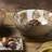 Mocha Feuille Salad & Sauce Bowl Set