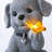 Puppy and Butterfly Statue