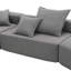 Canapé modulaire surdimensionné Boneless, ensemble de canapé de plancher Boucle de luxe, canapé convertible compressé, canapé spacieux rempli de mousse pour le salon, combinaison gratuite de 3 PC-959598761-967900030