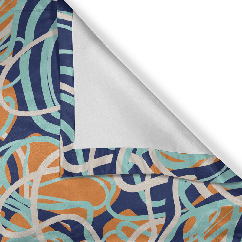 Polyester Semi Sheer Curtain Pair, 140cm W x 400cm L