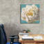 Art mural sur toile  «Turquoise Bloom 2» par Danhui Nai-1894417634