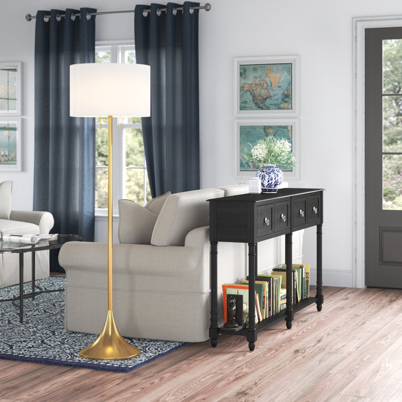 Railey 64'' Gold Traditional Floor Lamp