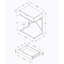 Table d'appoint polyvalente pour le salon et la chambre à coucher avec tiroir de rangement, idéale pour placer une lampe et un décor contemporain-957712609