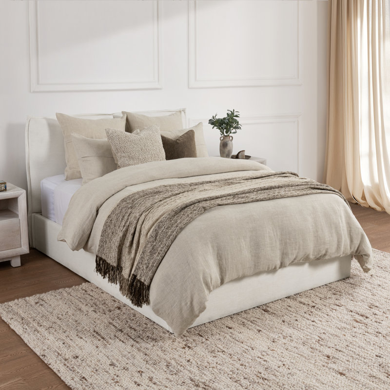 Beaumont Linen Duvet Cover Set, Linen, King