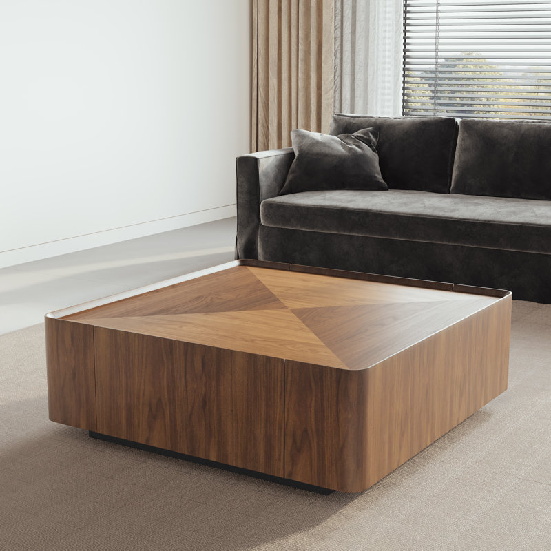 Coffee Table With 2 Drawers