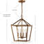 Joree 4 - Luminaire suspendu géométrique lanterne-33459244-33459245
