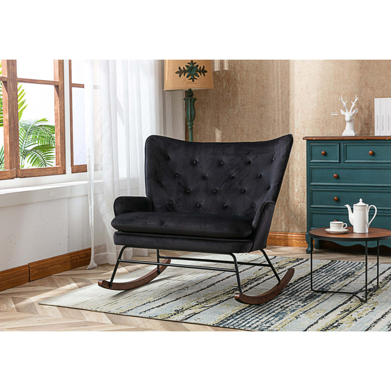 Chaise berçante Koekoek, Noir