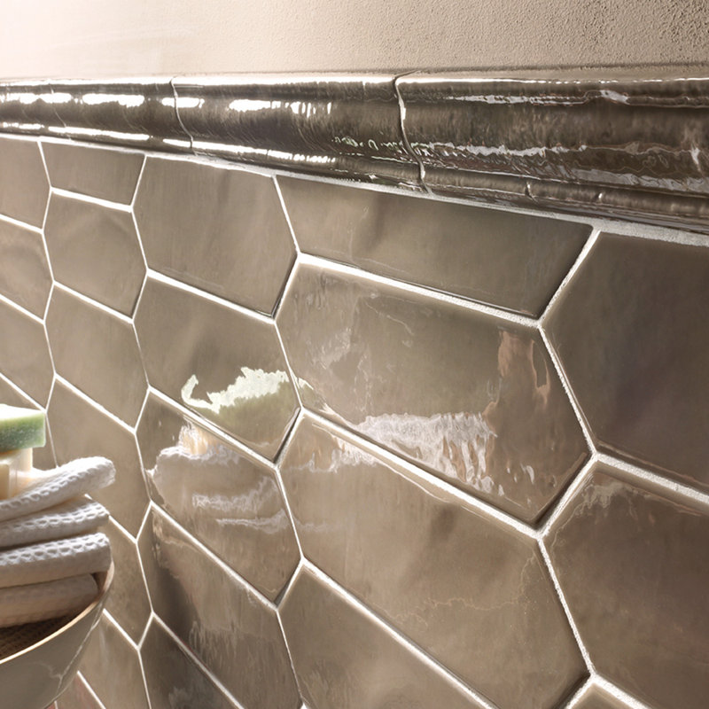 Prism 3X12 Ceramic Picket Wall Tile, Brown
