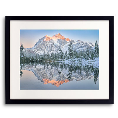Sunset On Mt. Shuksan #1 Print by Bruce Heinemann