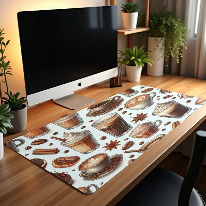 Polyester Desk Pad, 31.5x15.5