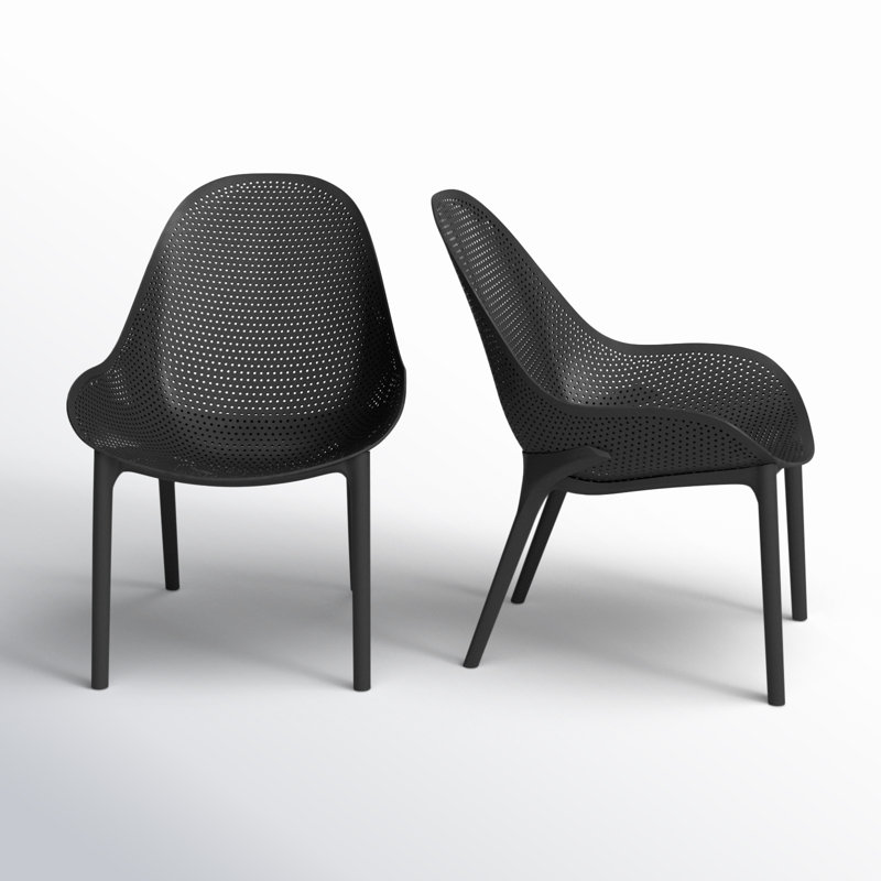 Chaise de patio Farrah, Noir