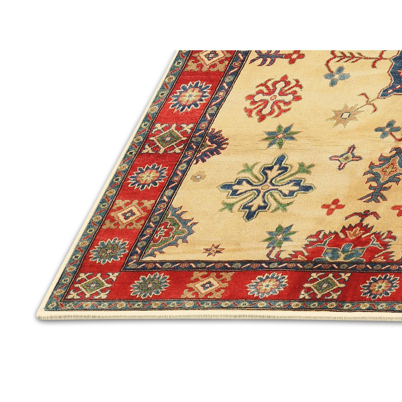 Tapis beige Southwestern, Rectangle 5 pi x 7 pi