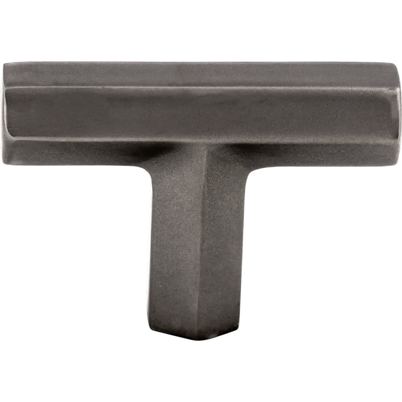 Lydia 1 3/4" Length Geometric Knob, Ash Gray