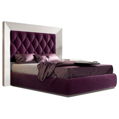 Upholstered Panel Bed